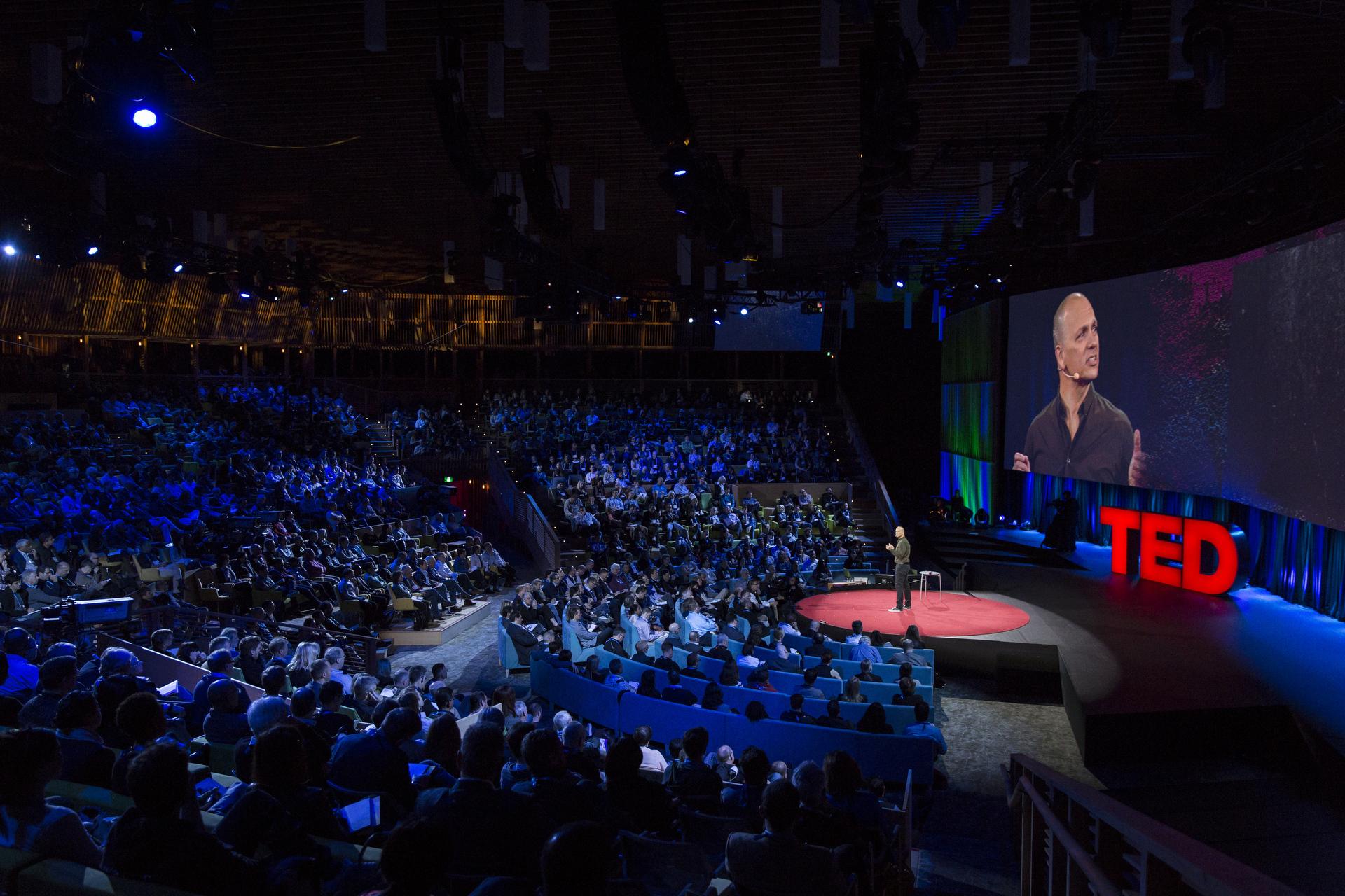 Tony Fadell on the TED stage