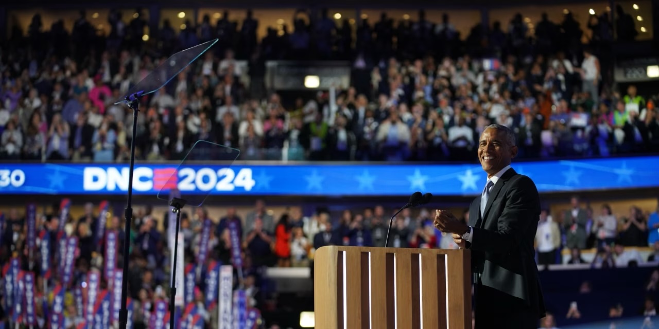 Speaker at a major political address